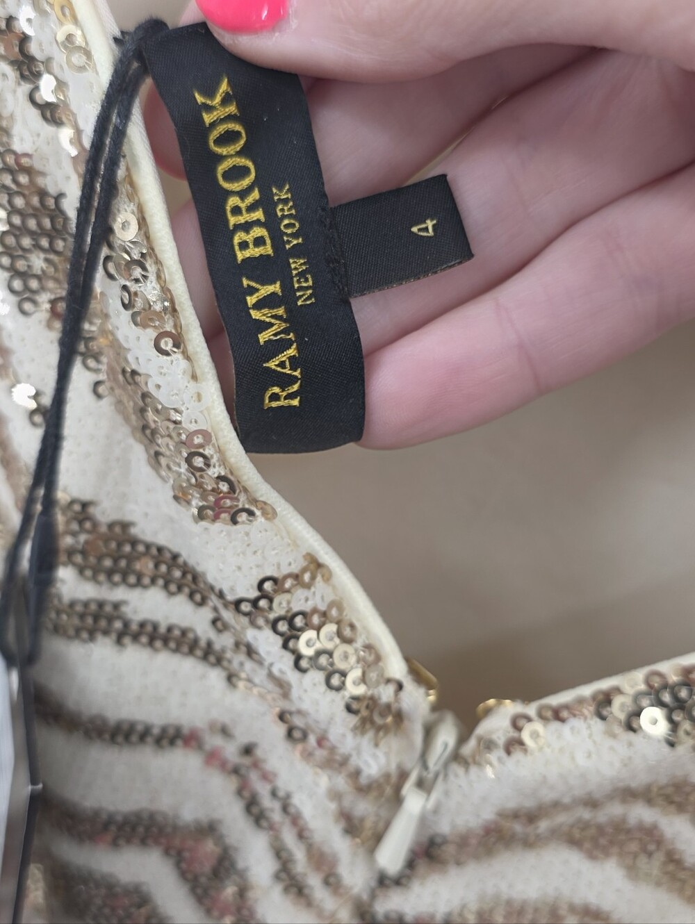 New Ramy Brook Liliane Gown 4 - Picture 4 of 8